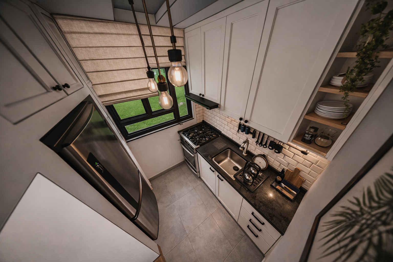 Render 3D fotorrealista de proyecto de construcción